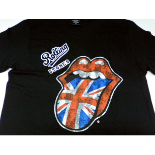 The Rolling Stones - Union Jack Tongue Fitted Jersey T Shirt ( Men L ) ***READY TO SHIP from Hong Kong***